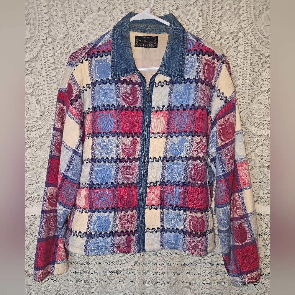 Colorful Patchwork Jacket - image 1